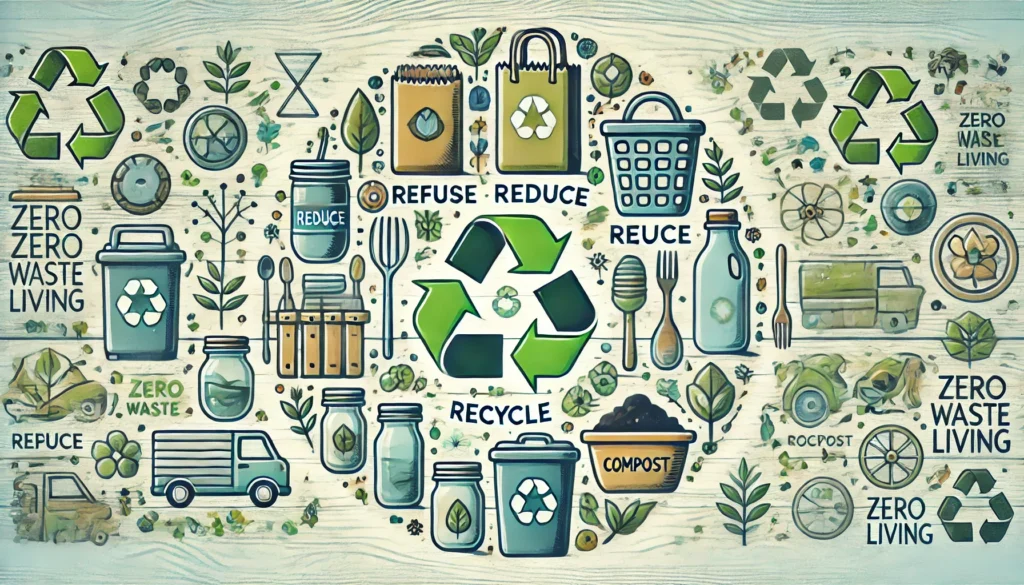 Learn the 5 R’s of zero waste—Refuse, Reduce, Reuse, Recycle, Rot—and start your journey to a sustainable lifestyle with practical tips for everyday eco-friendly living.