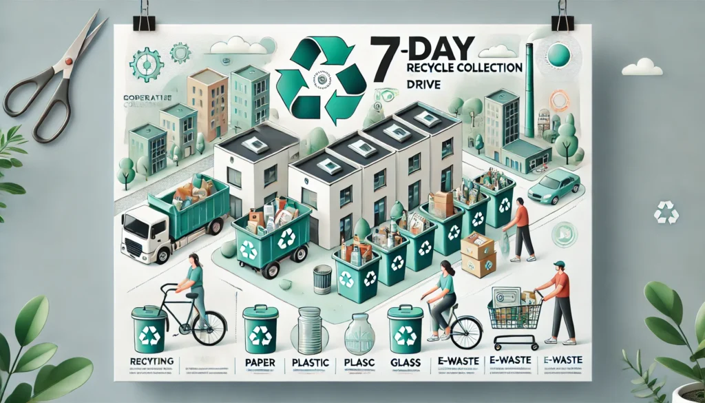 Follow this 7-day action plan to organize a successful recycle collection drive in your housing society. Engage residents and promote eco-friendly practices.